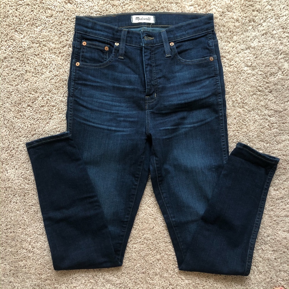 10 inch High Riser Skinny Skinny - Dark Wash